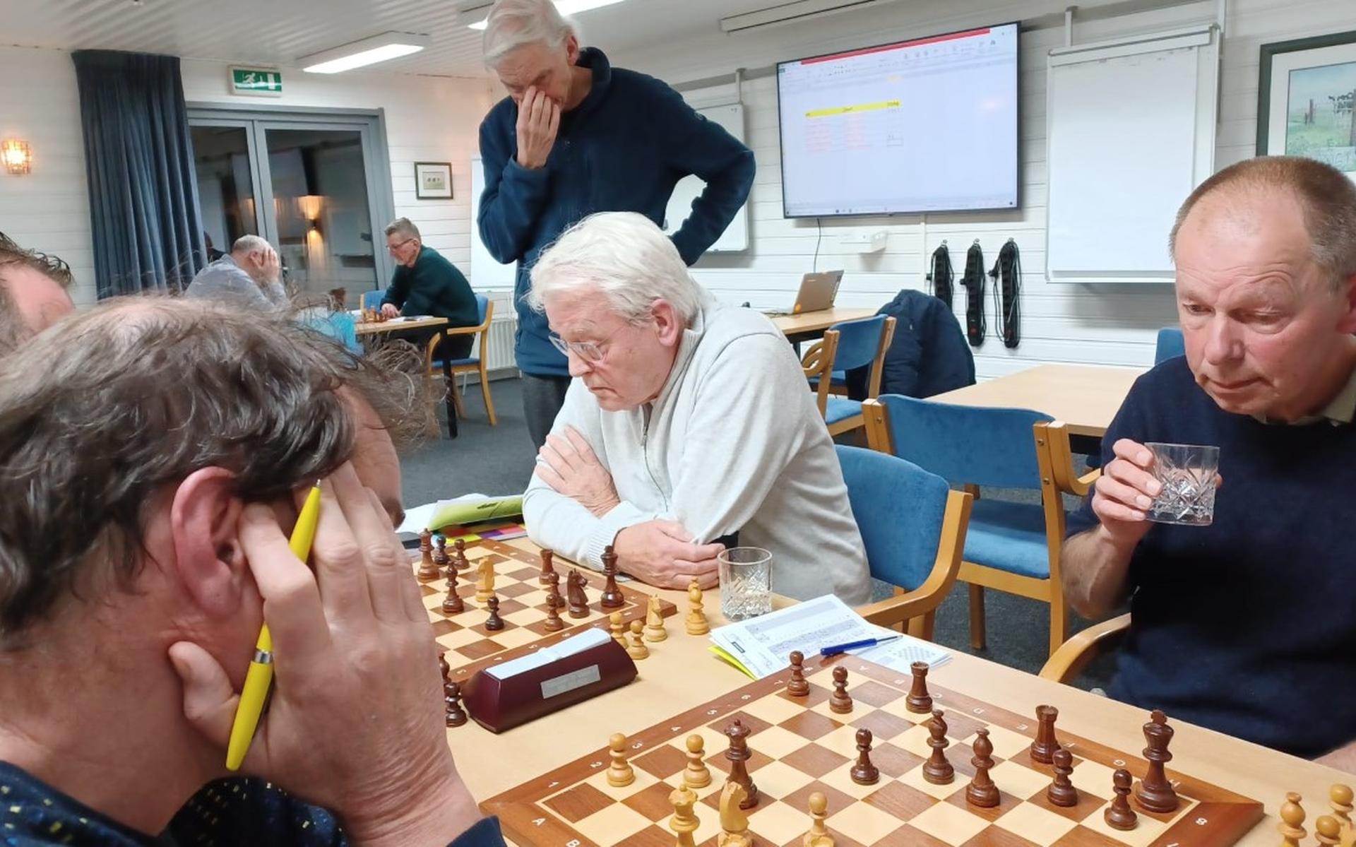 Herman Beks (l.) en Frank Teunisse hadden het moeilijk